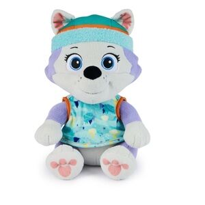 PAW PATROL Everest Bedtime Plush with Reversible Outfit. NEW